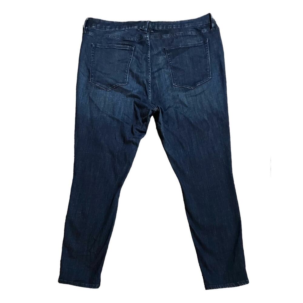 Good American Good Legs Women's Dark Wash Denim 28" Inseam Skinny Jeans SZ 24 - Picture 2 of 11